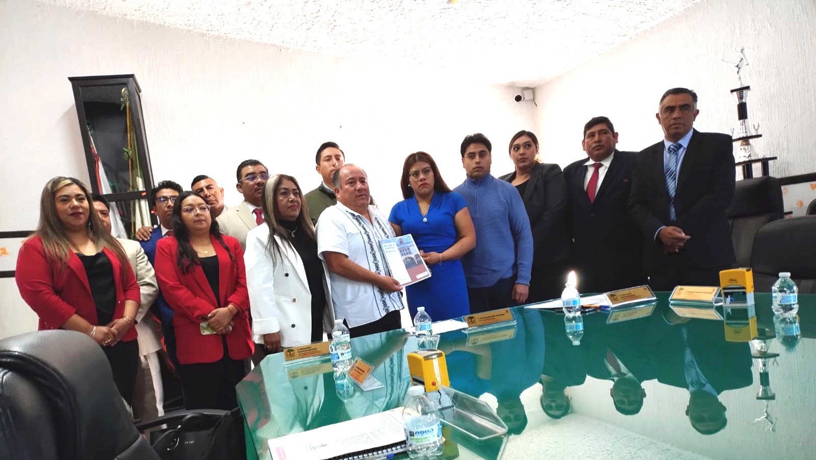 Román Montiel Rinde Cuentas en Cuaxomulco