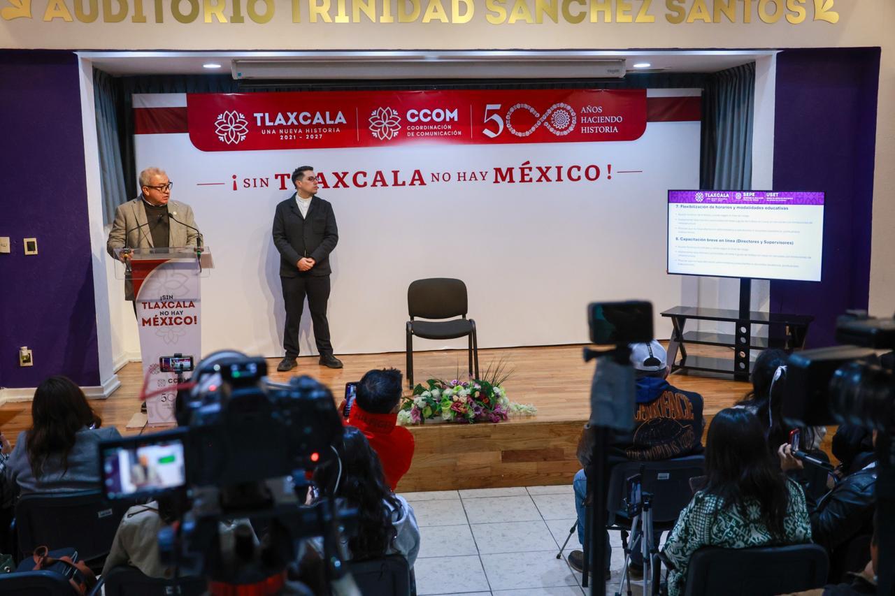REGRESAN A CLASES PRESENCIALES MÁS DE 378 MIL ESTUDIANTES EN TLAXCALA A PARTIR DEL 12 DE ENERO