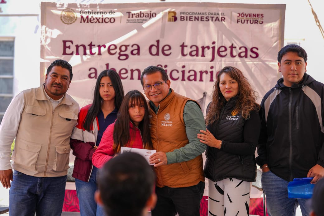 ENTREGA LA DELEGACIÓN DE BIENESTAR FEDERAL 504 MEDIOS DE PAGO A JÓVENES TLAXCALTECAS
