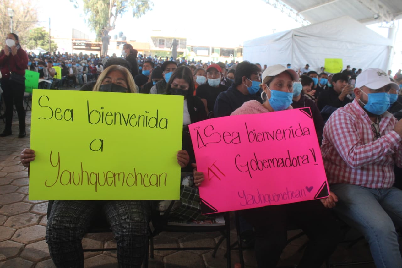 Yauhquemehcan, anfitrión del informe regional de la gobernadora Lorena Cuéllar