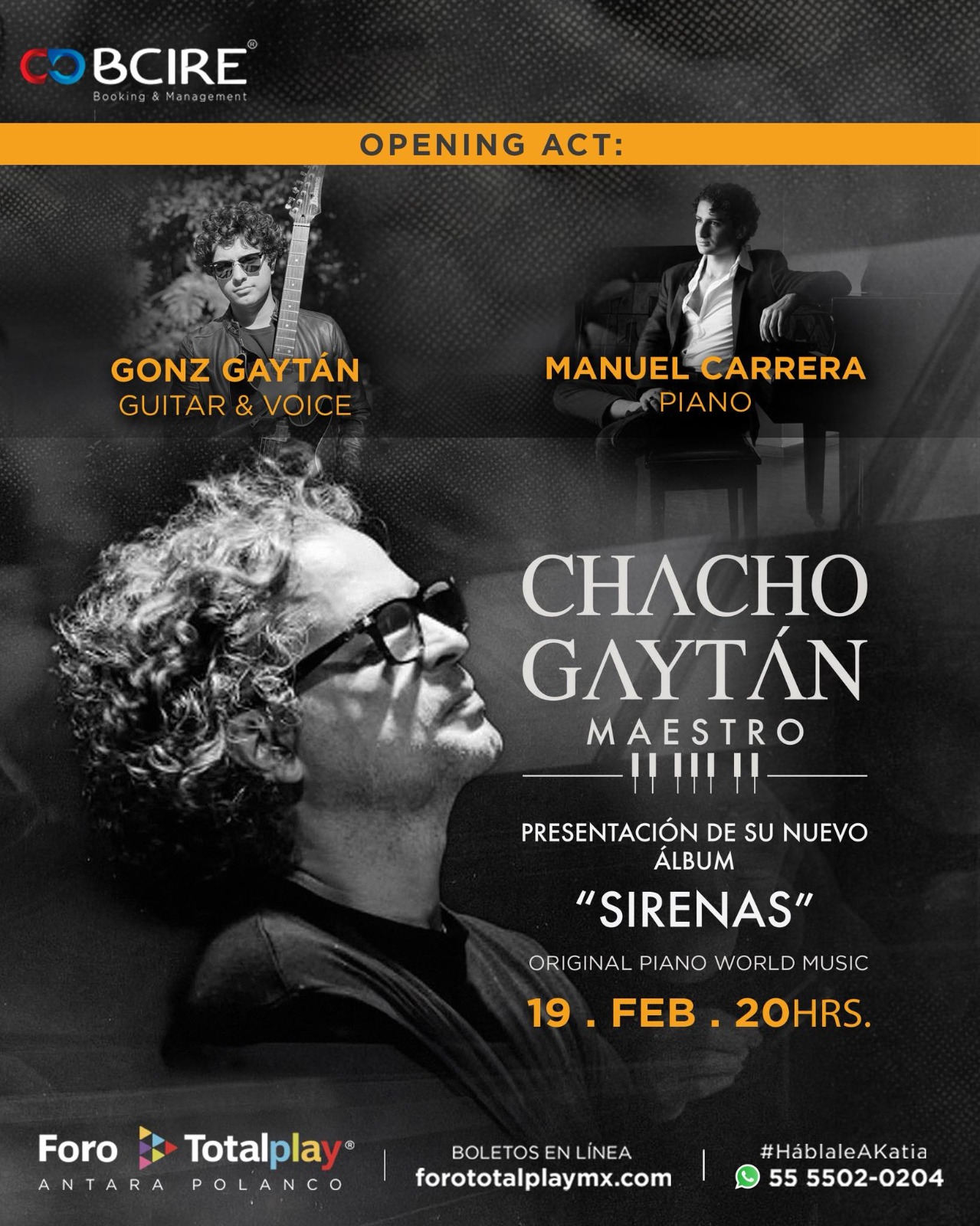 EL “MAESTRO” Chacho Gaytán presentará en un concierto inmersivo los temas de “Sirenas”, su más reciente disco.