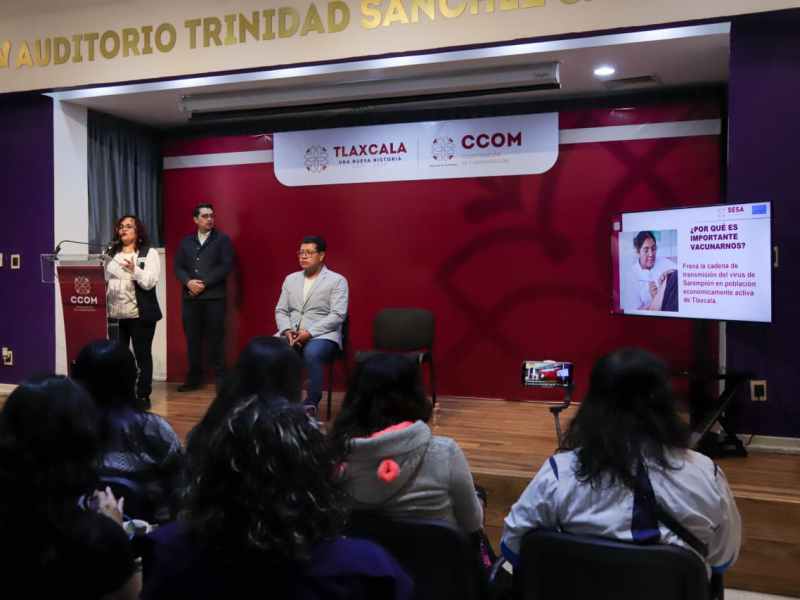LLEGARÁN A TLAXCALA 28 MIL VACUNAS CONTRA EL SARAMPIÓN CADA SEMANA