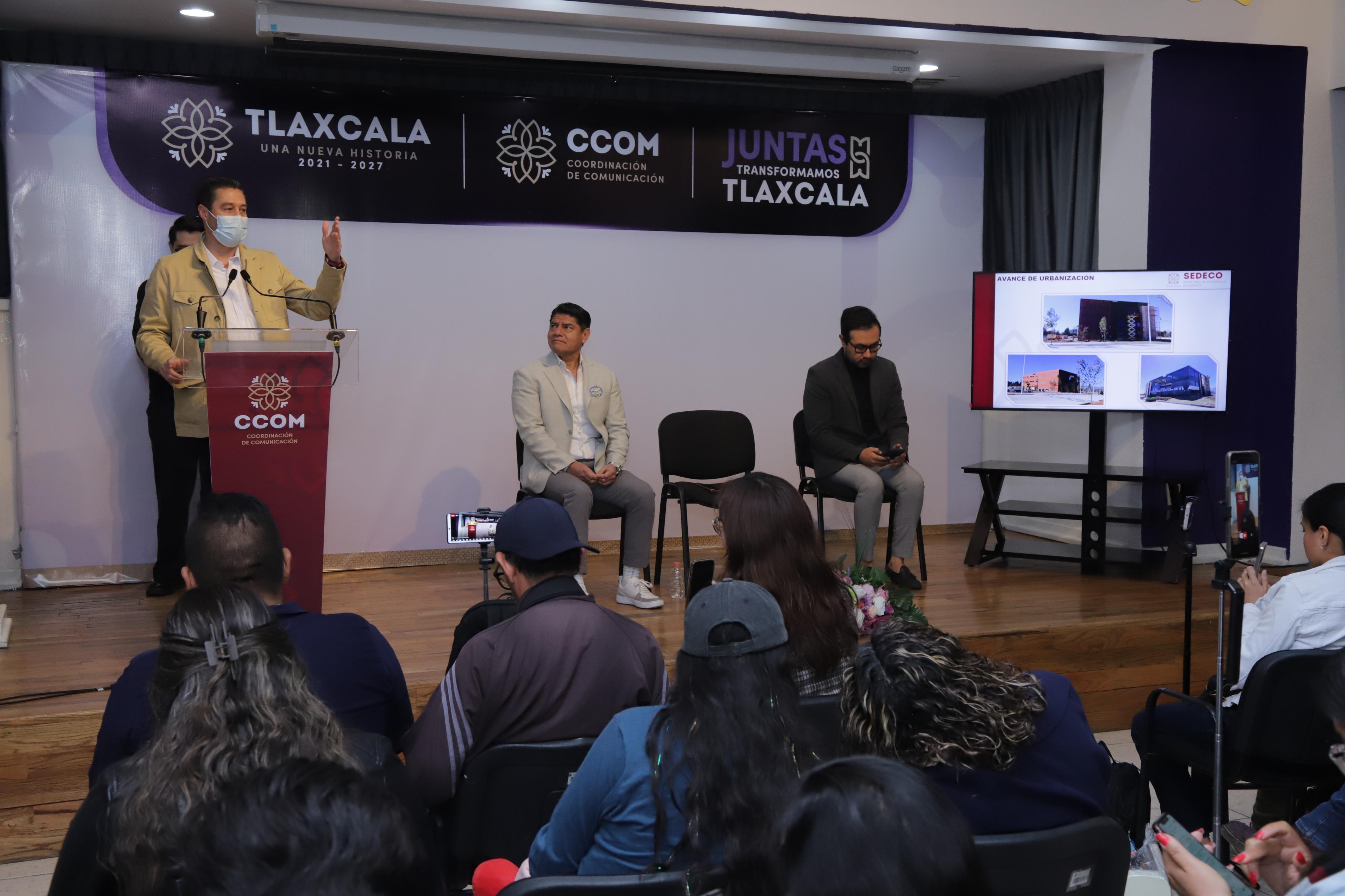 POLO DE DESARROLLO DE HUAMANTLA, LISTO PARA RECIBIR EMPRESAS; GOBIERNO ESTATAL ACREDITA PROPIEDAD DE TERRENOS Y GARANTIZA SERVICIOS