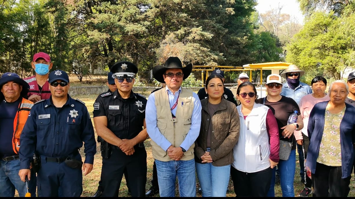 Recuperan espacio público del manantial Atlixtac en San Benito