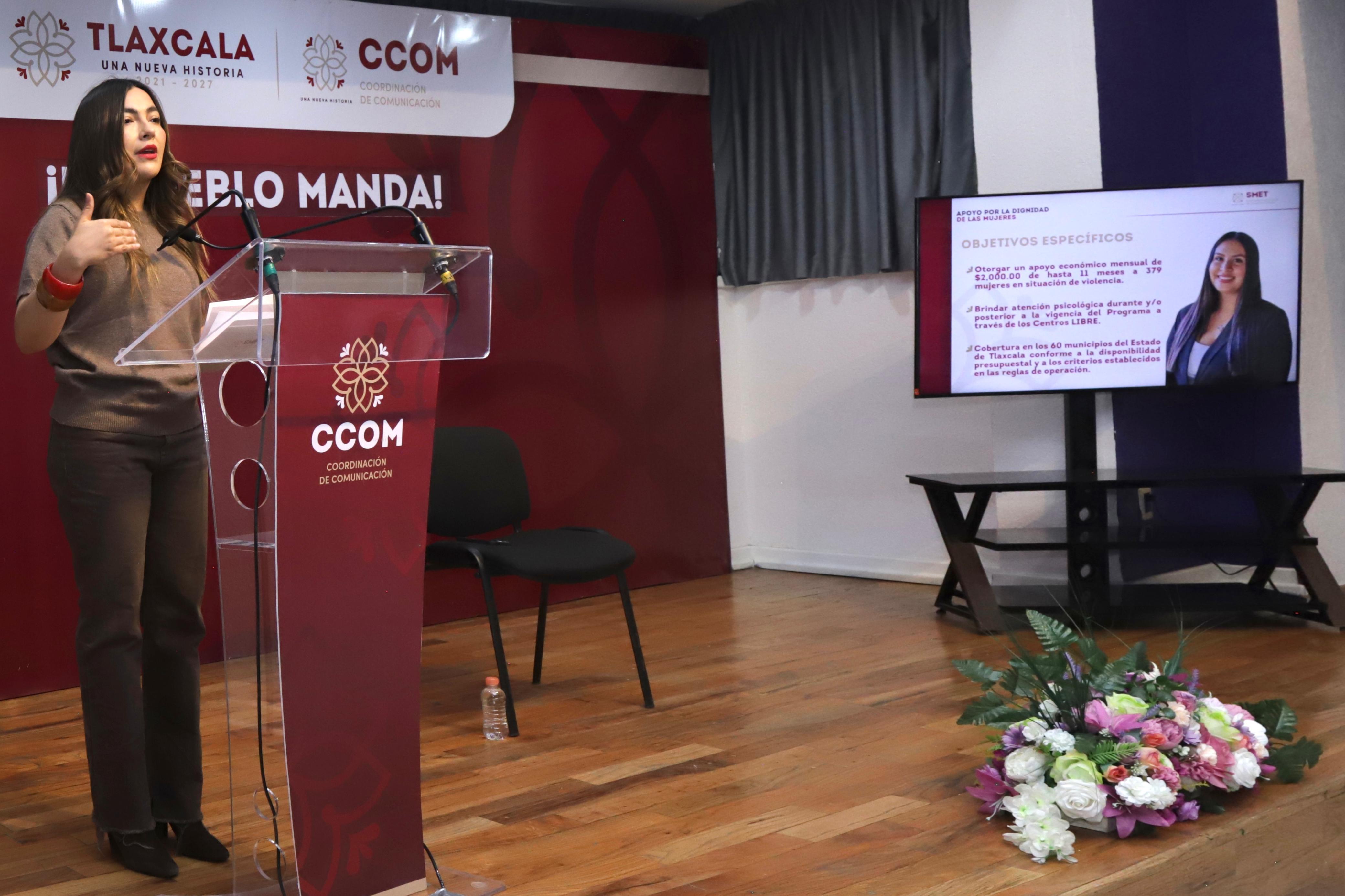 LANZA SMET PROGRAMA DE APOYO PARA MUJERES EN SITUACIÓN DE VIOLENCIA