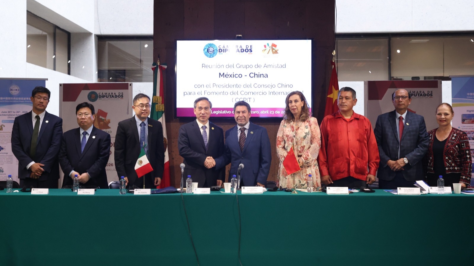 Preside Ray Vázquez Conchas reunión del Grupo de Amistad México -China con el Consejo Chino para el Fomento del Comercio Internacional