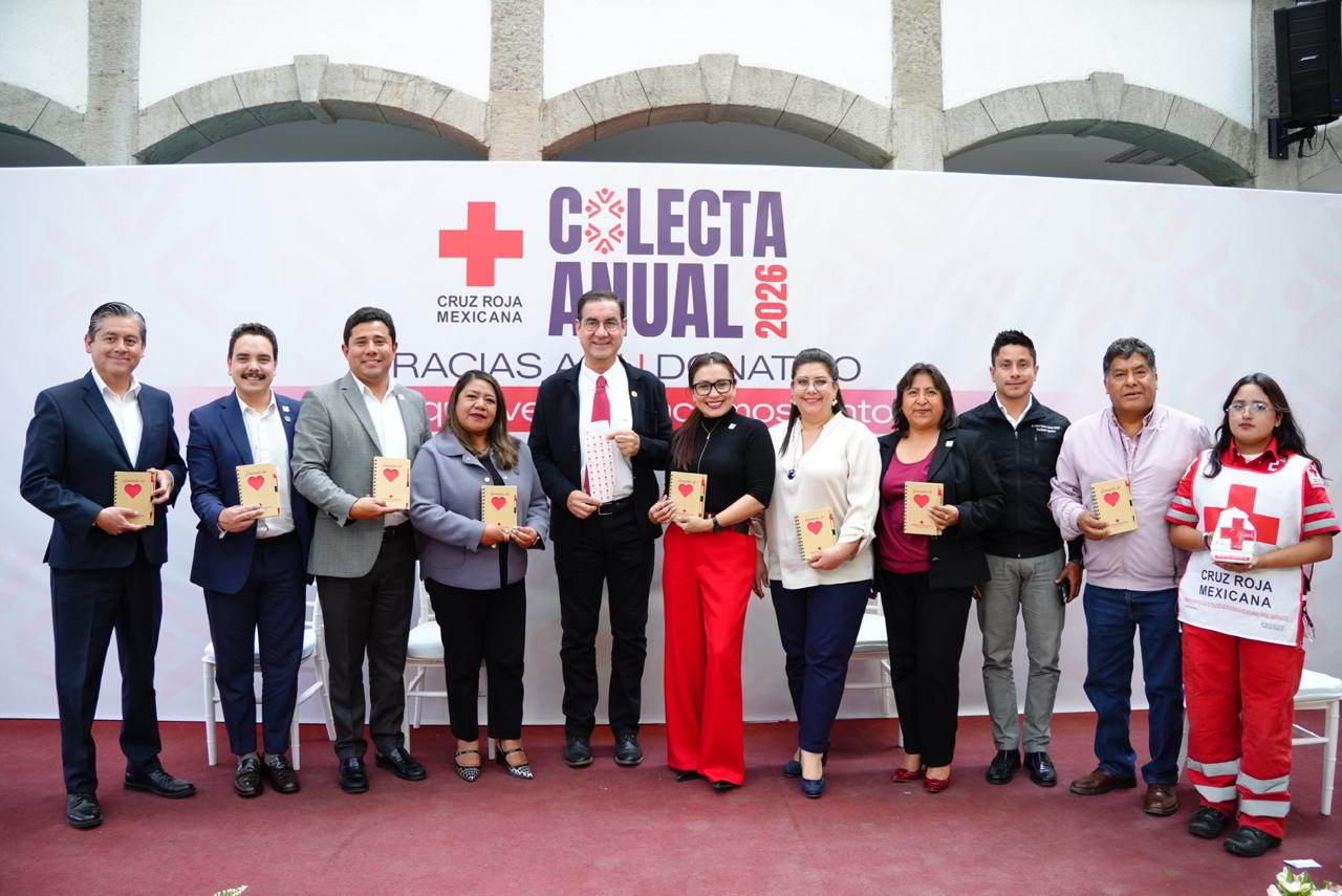 Arranca colecta de la Cruz Roja en el Congreso de Tlaxcala