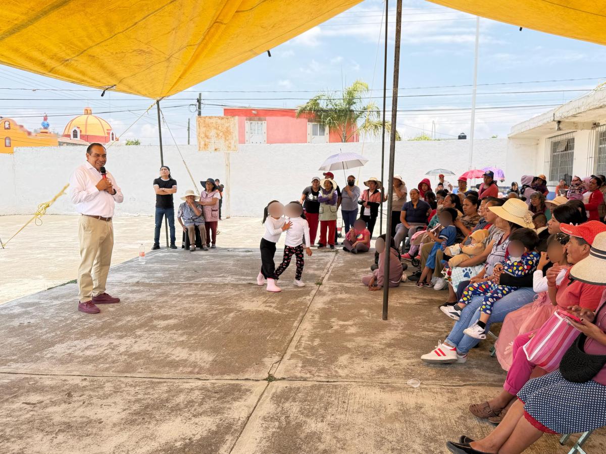 Diputado del Distrito X, Miguel Ángel Caballero Yonca continúa recorriendo comunidades