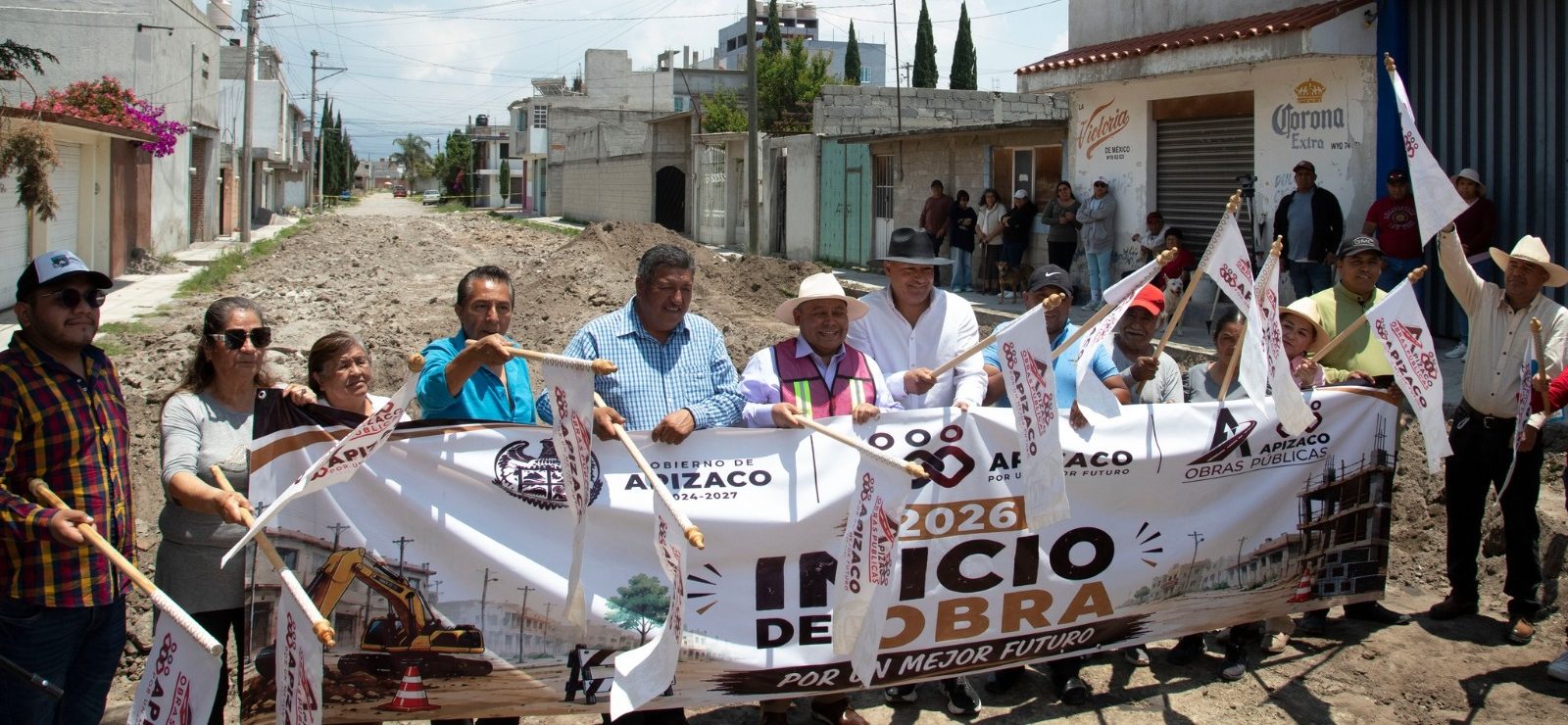 Arranca Apizaco transformación urbana con inversión histórica de más de 5.7 millones de pesos