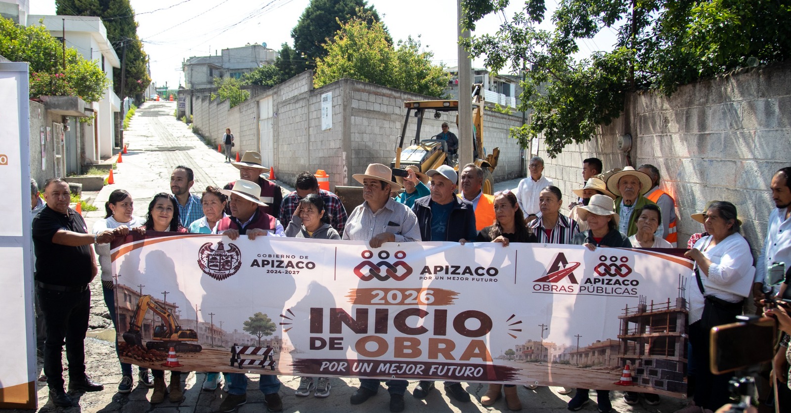 APIZACO CONTINÚA TRANSFORMANDO SUS COMUNIDADES CON MÁS OBRA PÚBLICA Y JUSTICIA SOCIAL