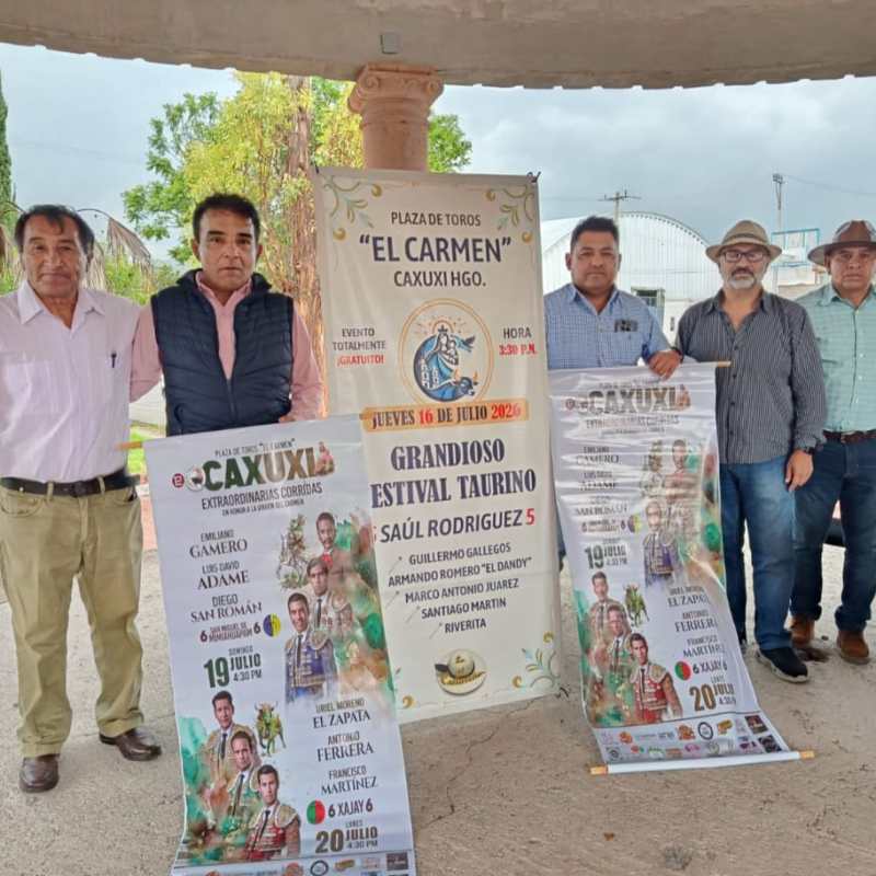Presentan actividades taurinos de Feria en Caxuxi