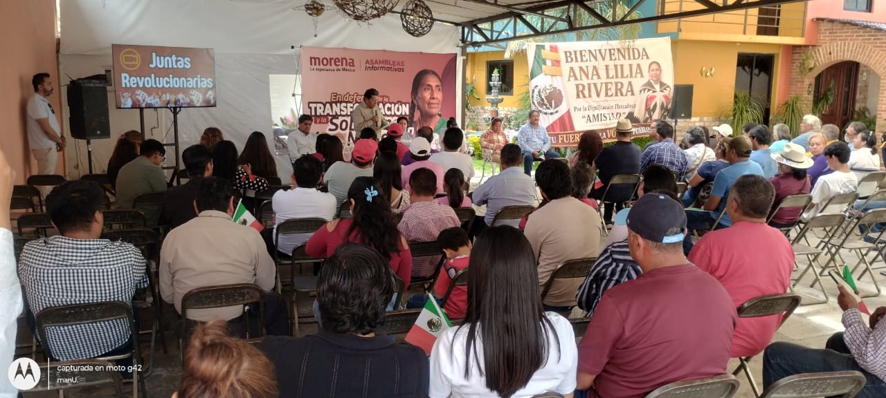 Confía Ana Lilia Rivera en la consolidación de la Cuarta Transformación desde la organización del pueblo