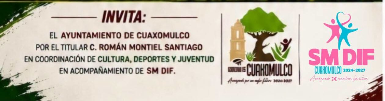 CUAXOMULCO ABRE CONVOCATORIA PARA SU TORNEO MUNICIPAL DE FÚTBOL CON PREMIOS EN EFECTIVO