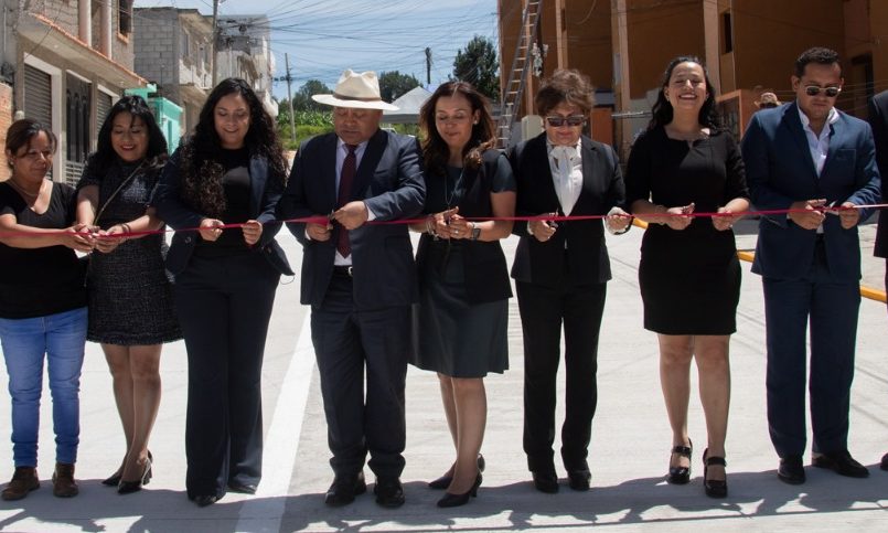 ENTREGA PRESIDENTE JAVIER RIVERA BONILLA DOS OBRAS INTEGRALES EN CERRITO DE GUADALUPE
