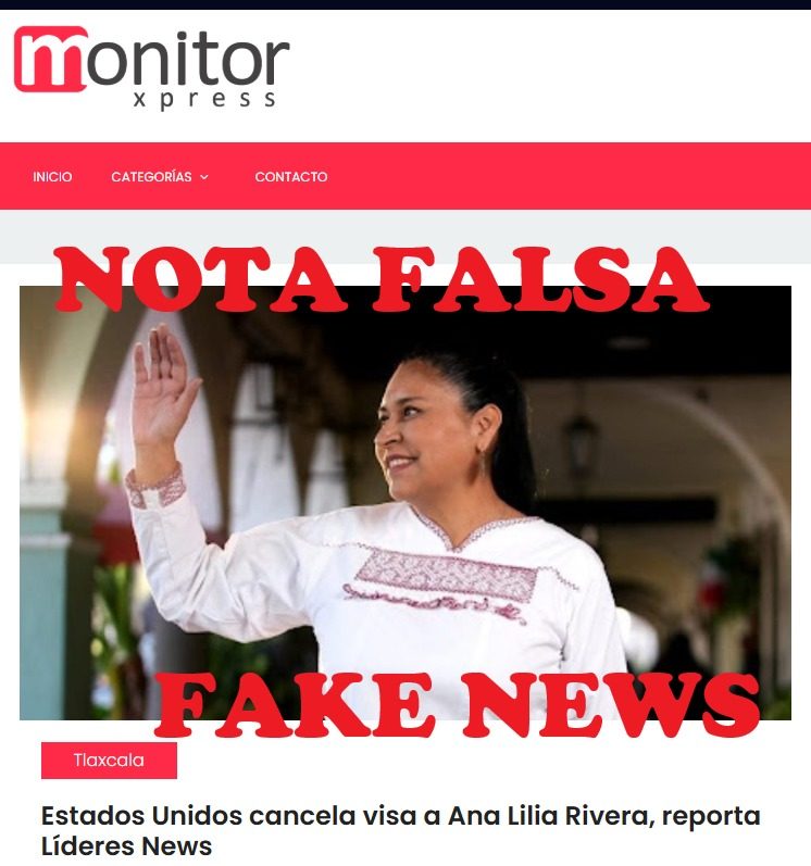 Nota falsa, cancelación de visa a Ana Lilia Rivera; arrecia guerra sucia con interés político