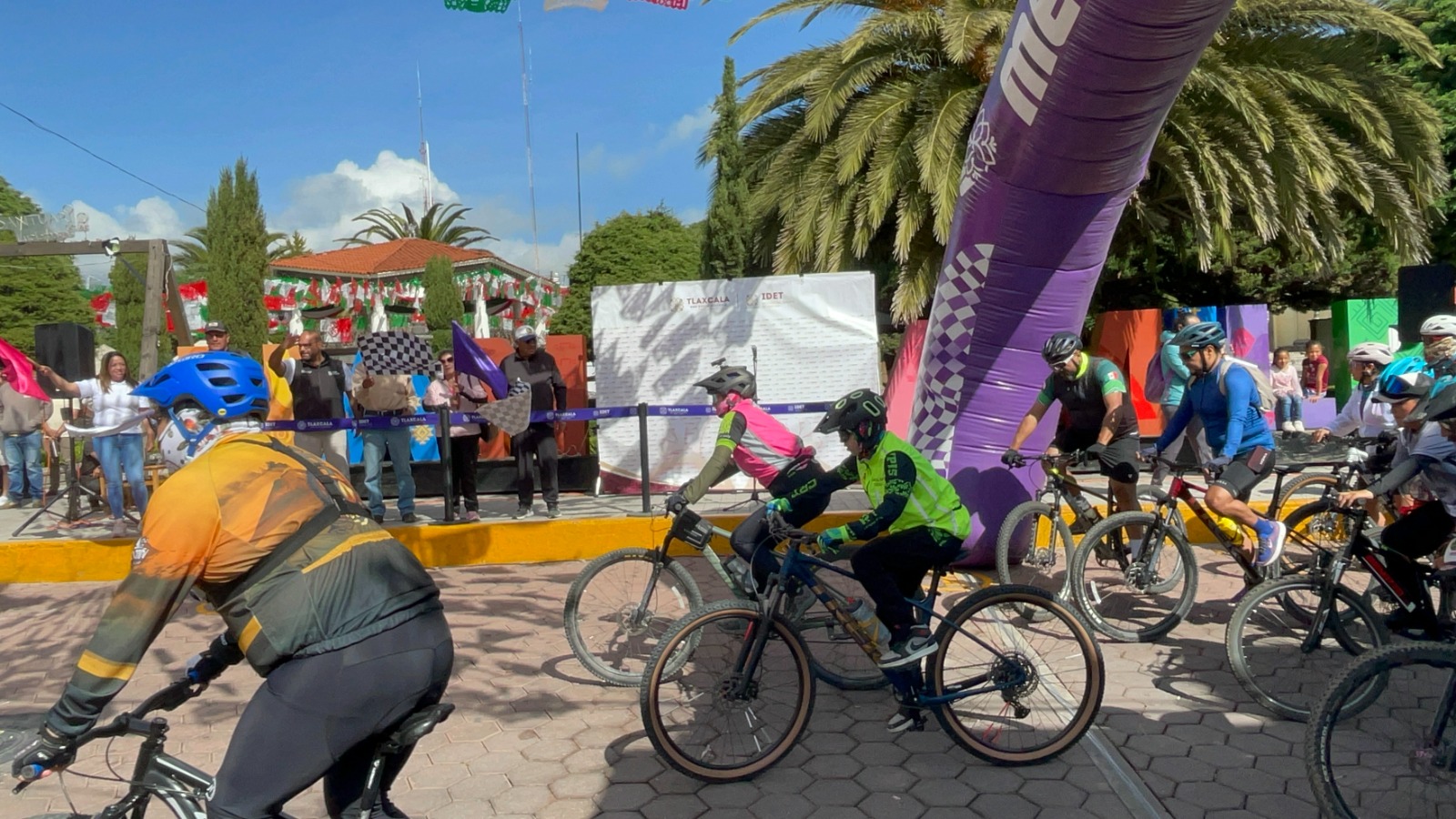 BICITEANDO POR TLAXCALA LLEGA A NANACAMILPA POR CUARTA OCASIÓN