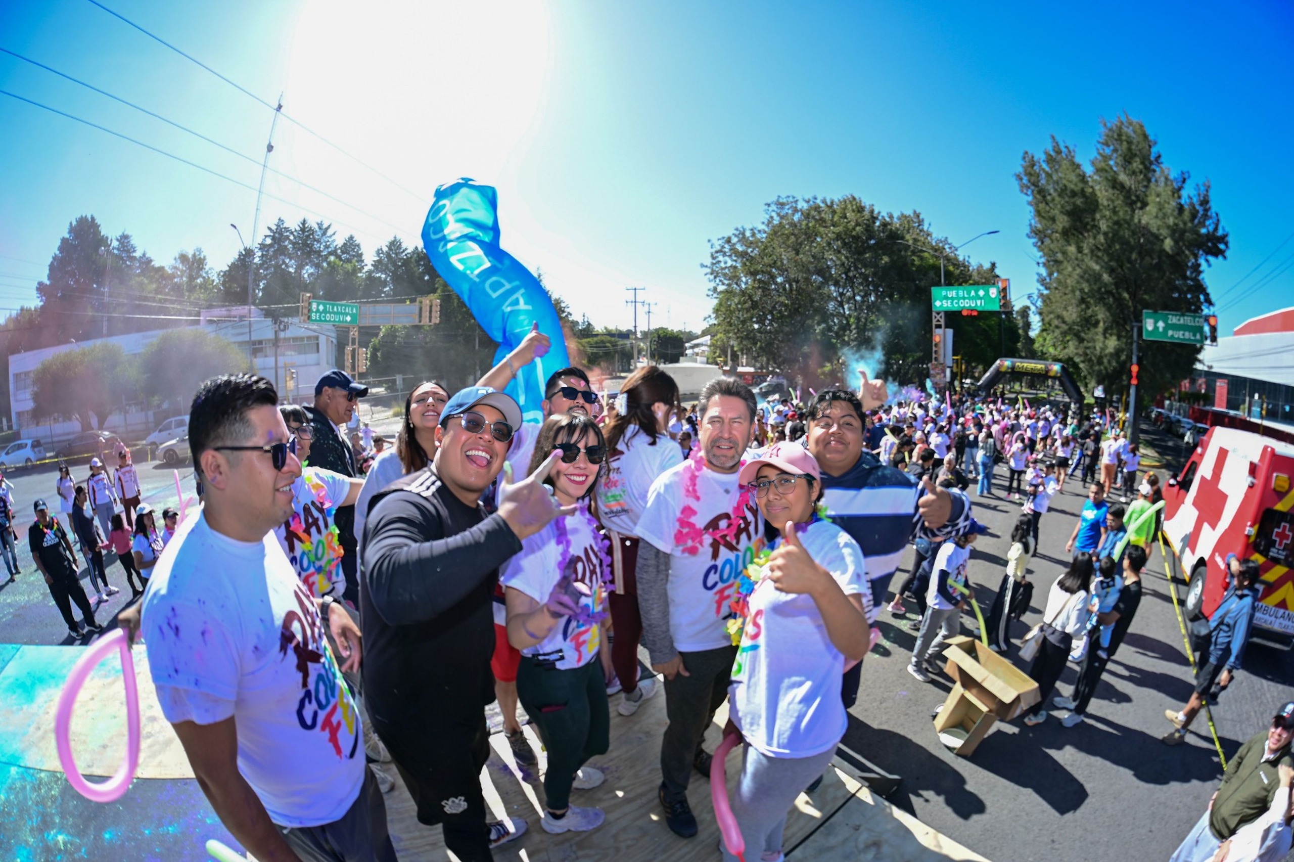 Todo un éxito la carrera por el mes de la juventud “Ray Colors Fest” en Tlaxcala
