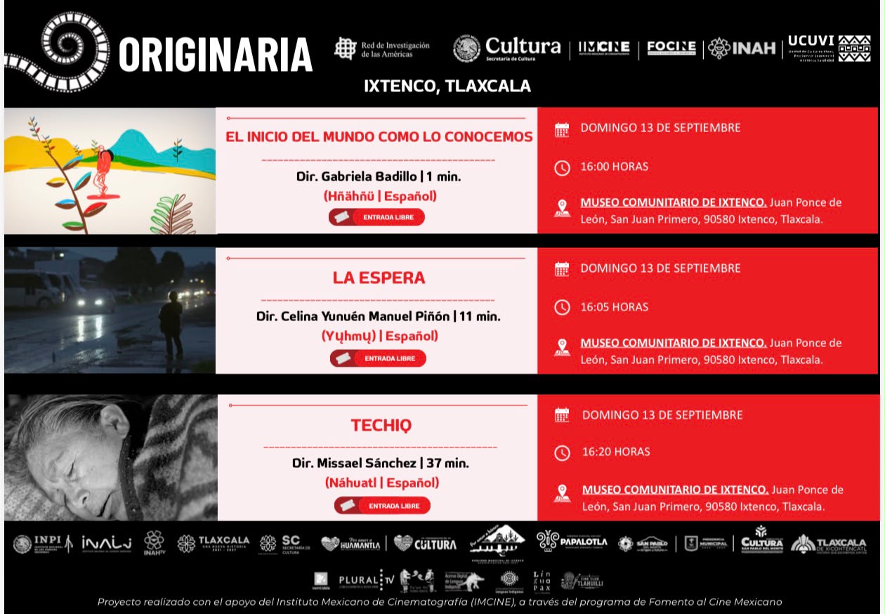 IXTENCO SERÁ SEDE DE «ORIGINARIA», MUESTRA DE CINE QUE REIVINDICA LAS VOCES DE LOS PUEBLOS ORIGINARIOS