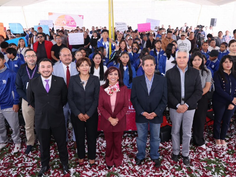 GOBERNADORA ENCABEZA INICIO DE CONSTRUCCIÓN DE NUEVA TELESECUNDARIA EN CUAPIAXTLA