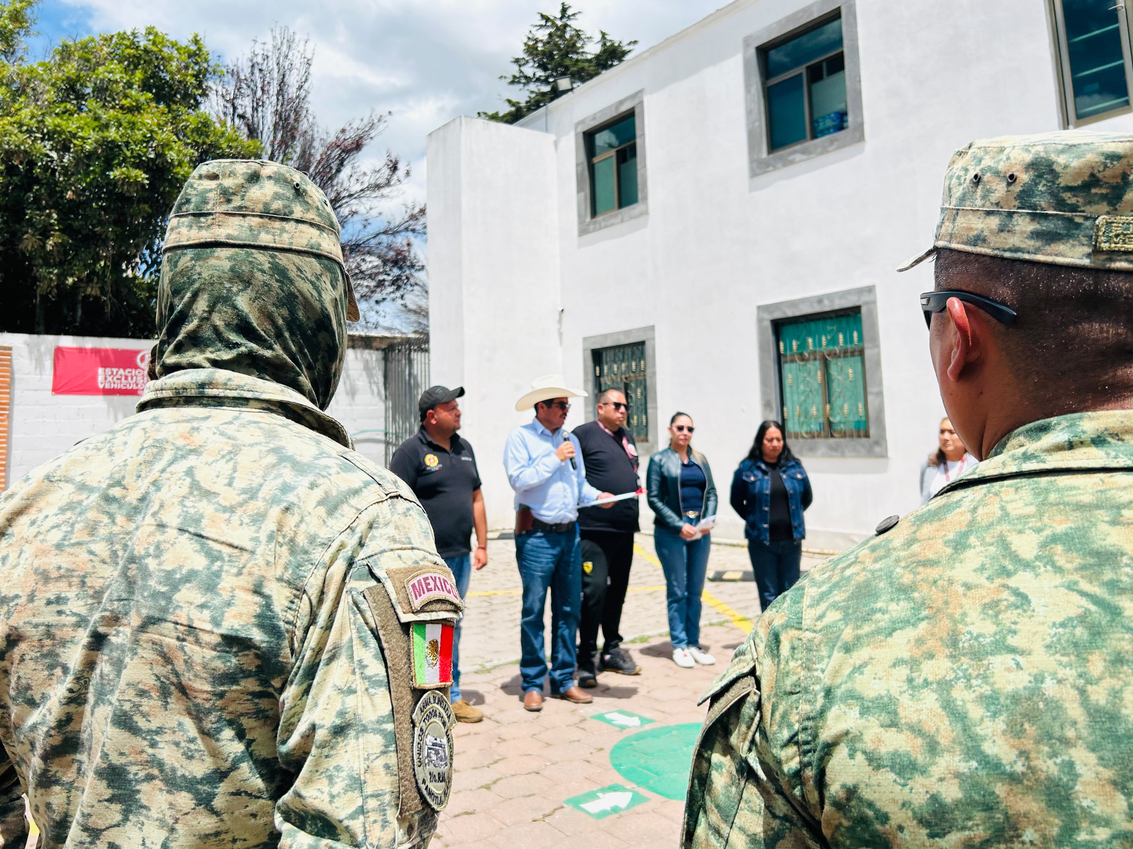 Yauhquemehcan se une al simulacro nacional para fomentar la cultura preventiva