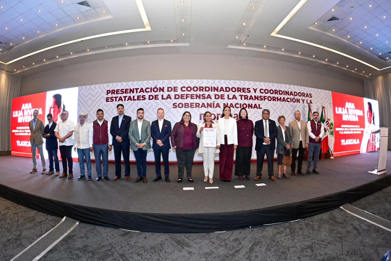 Asume Ana Lilia Rivera la Coordinación de Morena en Tlaxcala privilegiando el diálogo y convocando a la unidad