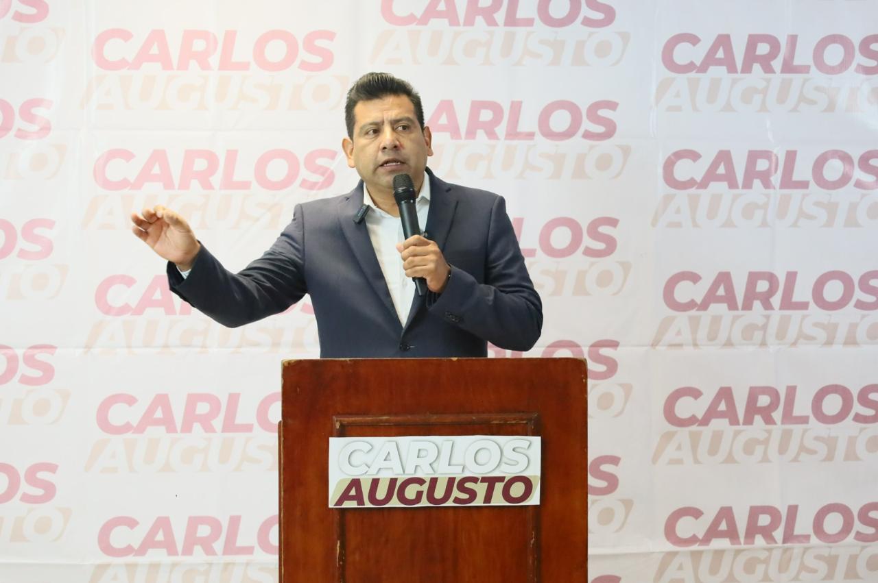 CARLOS AUGUSTO RECONOCE EL TRIUNFO DE ANA LILIA RIVERA Y SE MANIFIESTA SOLIDARIO LA NUEVA ETAPA DE MORENA EN TLAXCALA