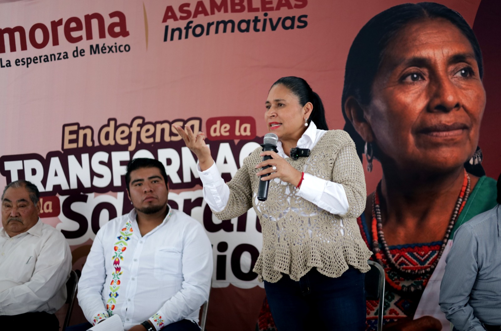El pueblo, el único que decidirá el camino de la transformación en Tlaxcala: Ana Lilia Rivera