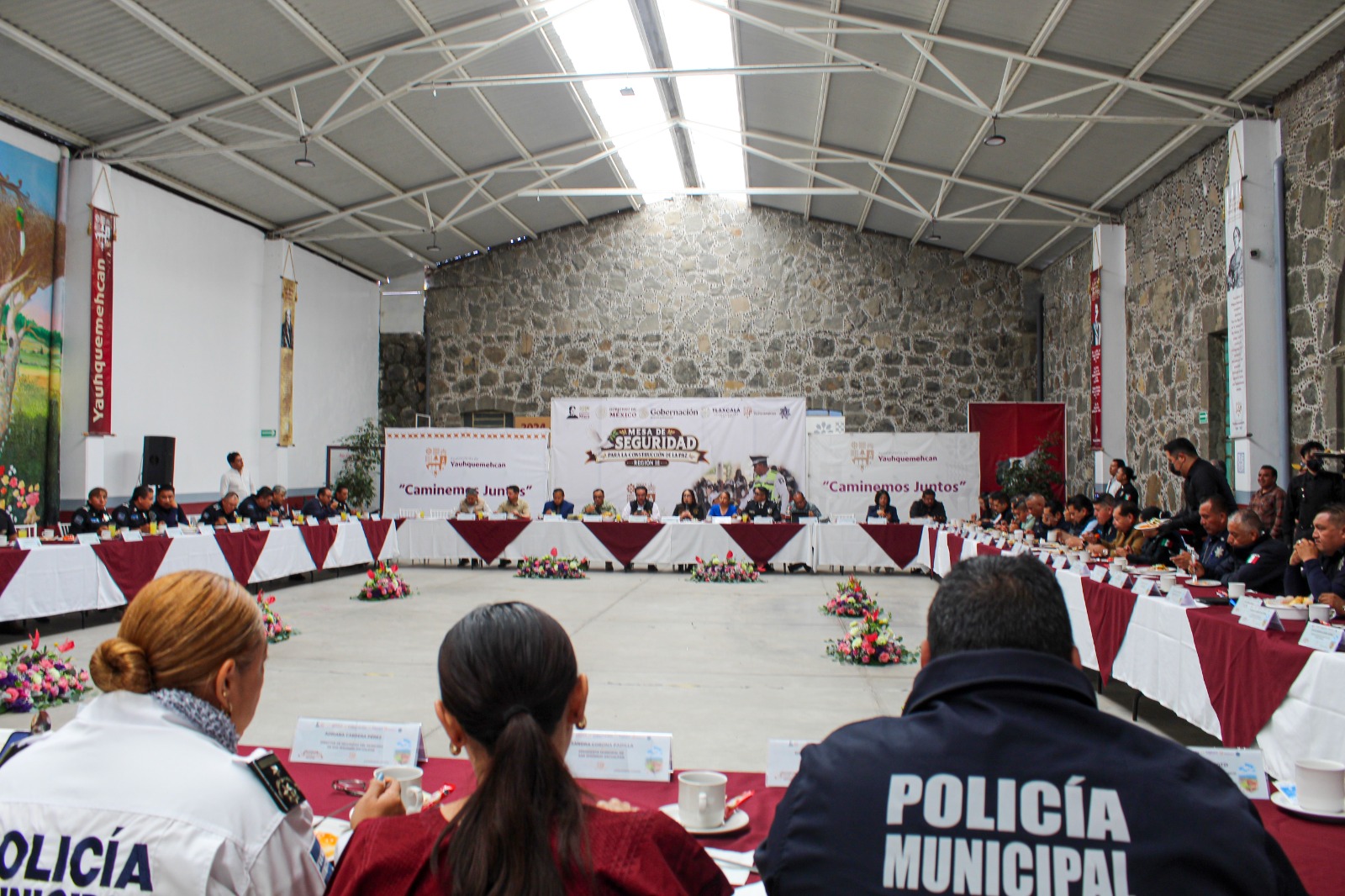Yauhquemehcan recibió la Mesa de Construcción de la Paz