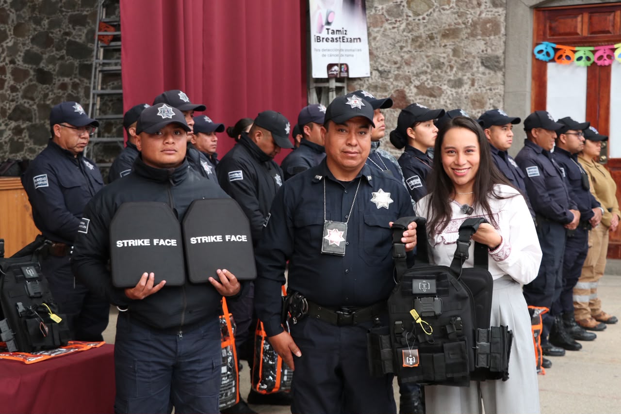 FORTALECE GOBIERNO DE IXTENCO EL EQUIPAMIENTO DE SEGURIDAD PÚBLICA