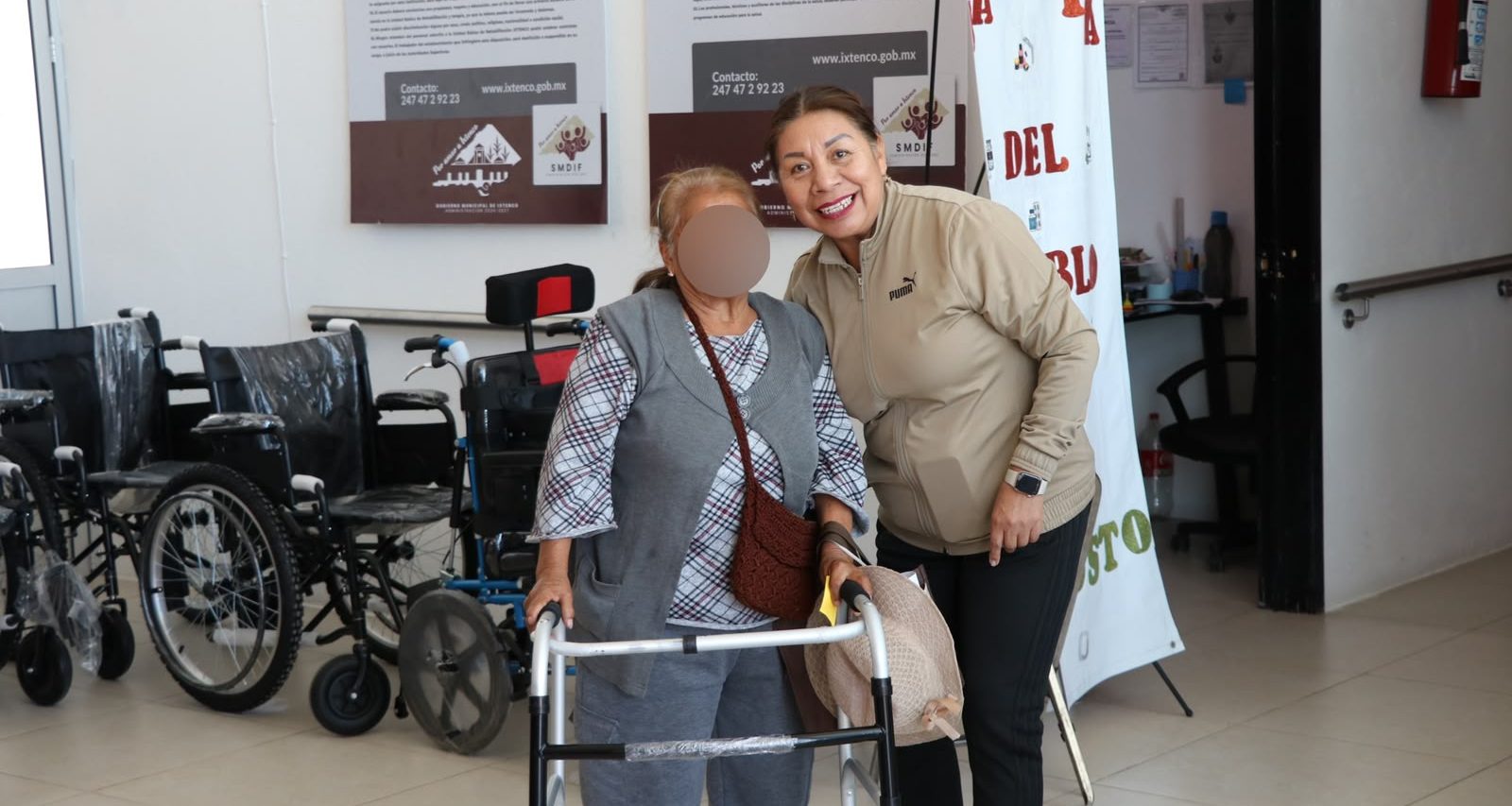 ENTREGA SMDIF IXTENCO 25 APARATOS FUNCIONALES PARA MEJORAR LA MOVILIDAD