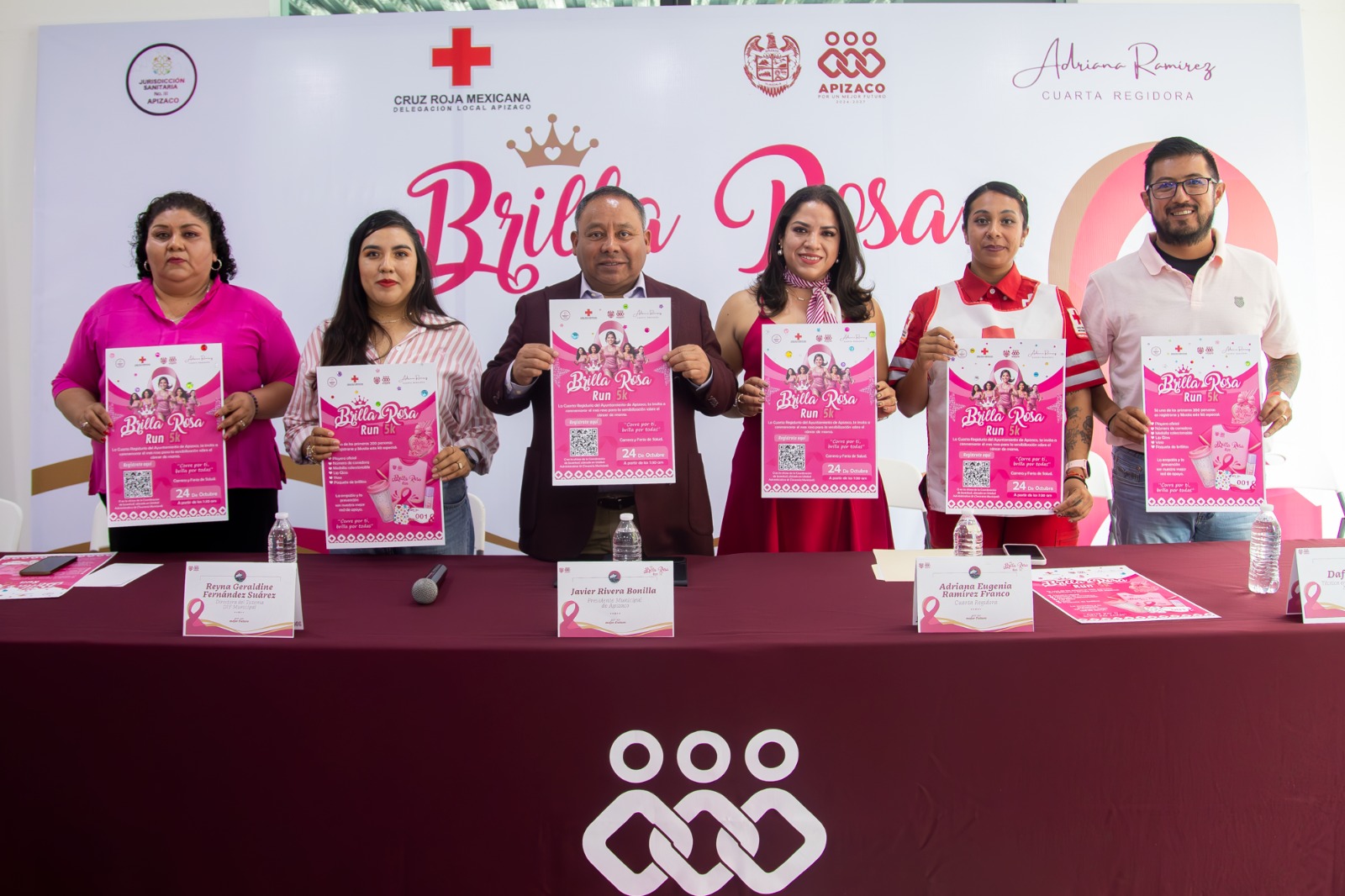 ANUNCIA AYUNTAMIENTO DE APIZACO FERIA DE LA SALUD Y CARRERA “BRILLA ROSA RUN 5K” EN EL MARCO DEL MES ROSA.