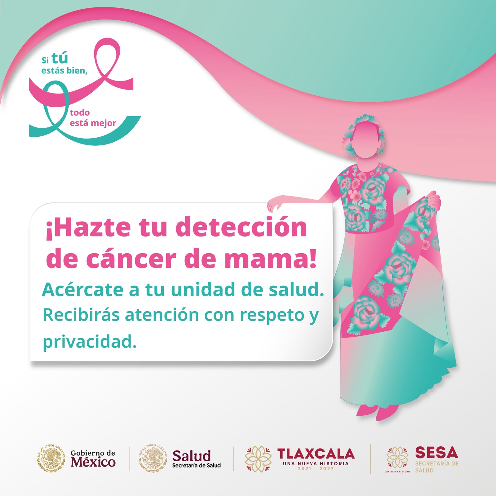 GOBIERNO DE IXTENCO INVITA A LAS MUJERES A PRIORIZAR SU SALUD Y REALIZARSE LA DETECCIÓN DEL CÁNCER DE MAMA